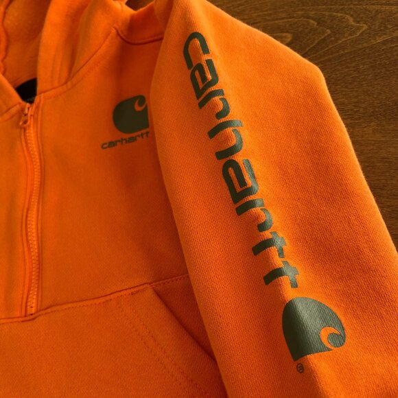Carhartt orange hoodie 3T NWOT - Picture 4 of 6
